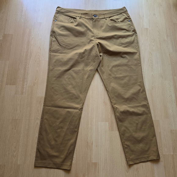 Public Rec Other - NWOT Public Dealmaker 5-Pocket Performance Pants Khaki Tan Mens 40x32